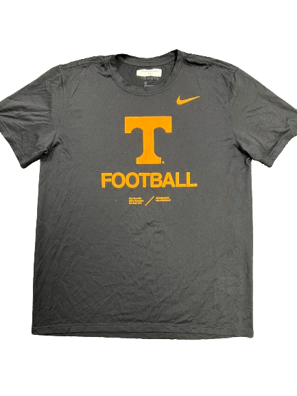 Doneiko Slaughter Tennessee Football Team Issued T-Shirt (Size L)