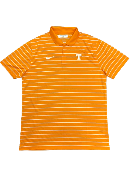Doneiko Slaughter Tennessee Football Team Issued Polo Shirt (Size M)