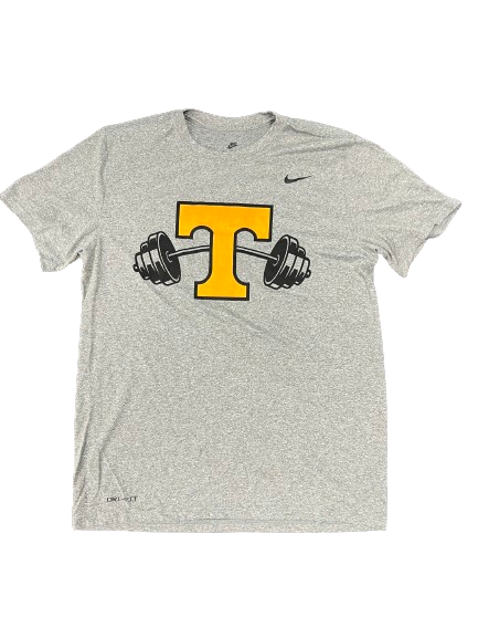 Doneiko Slaughter Tennessee Football Player Exclusive "STRENGTH" T-Shirt (Size L)
