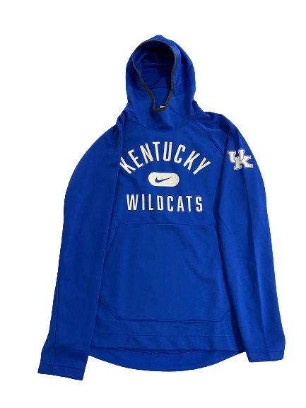 CJ Fredrick Kentucky Basketball Team-Issued Travel Sweatshirt (Size L)