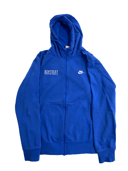 CJ Fredrick Kentucky Basketball Team-Issued Zip-Up Jacket (Size L)