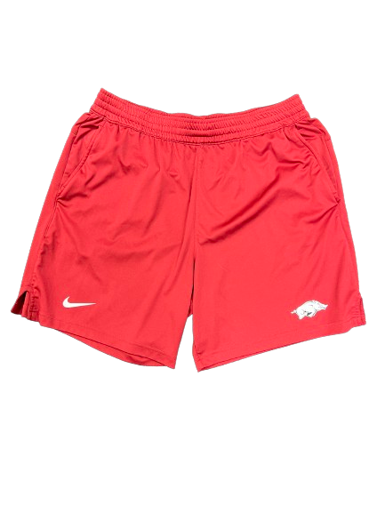 Jordan Crook Arkansas Football Team Issued Workout Shorts (Size L)
