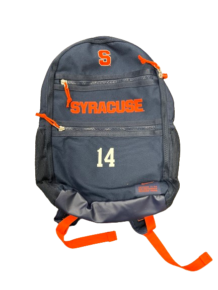 Anthony Queeley Syracuse Football Player Exclusive Travel Backpack WITH 