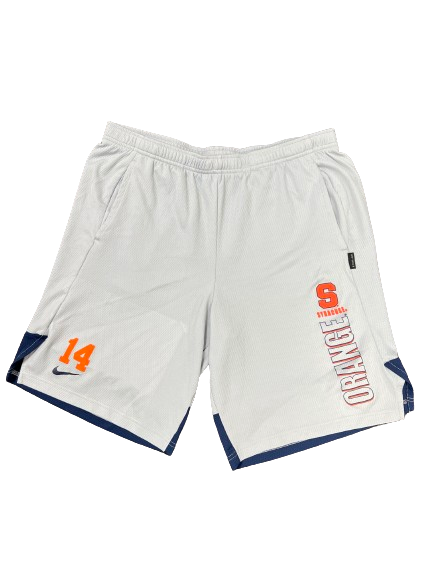 Anthony Queeley Syracuse Football Player Exclusive Workout Shorts with 