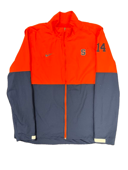 Anthony Queeley Syracuse Football Player Exclusive Travel Zip-Up Jacket with 