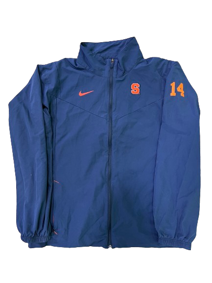 Anthony Queeley Syracuse Football Player Exclusive Travel Zip-Up Jacket with 