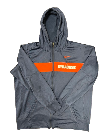 Anthony Queeley Syracuse Football Team Issued Zip-Up Jacket (Size XL)
