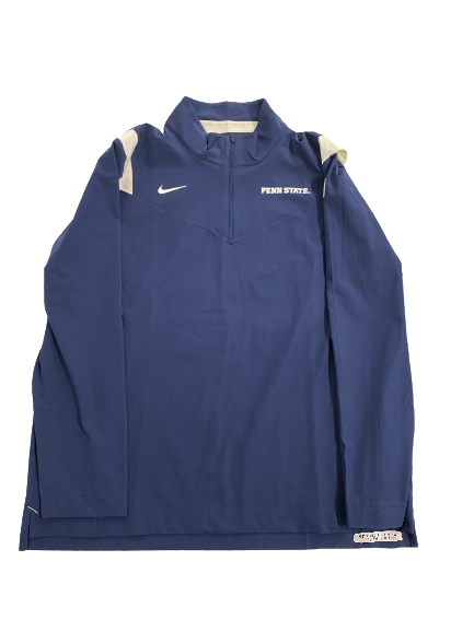 Jaden Dottin Penn State Football Team-Issued Sideline Quarter-Zip Jacket (Size XL)