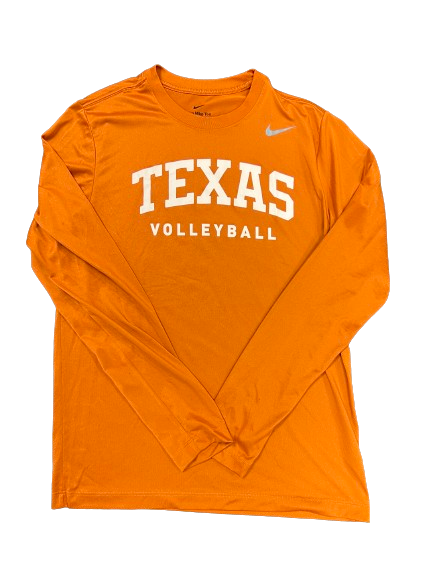 Bella Bergmark Texas Volleyball Player Exclusive Long Sleeve Shirt (Size M)