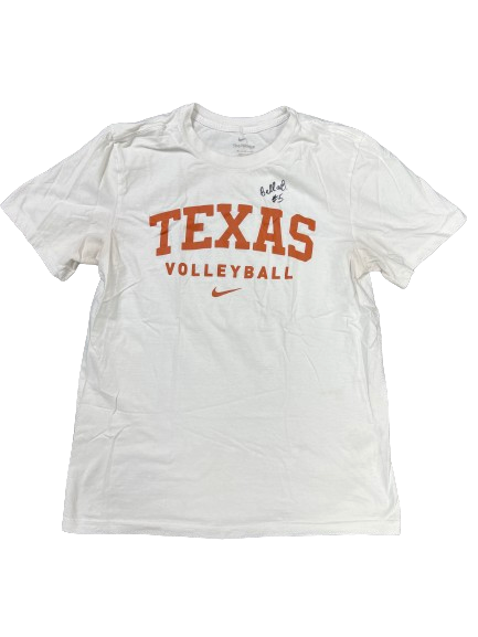 Bella Bergmark Texas Volleyball Player Exclusive SIGNED T-Shirt (Size M)