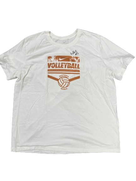 Bella Bergmark Texas Volleyball Player Exclusive SIGNED T-Shirt (Size XXL)