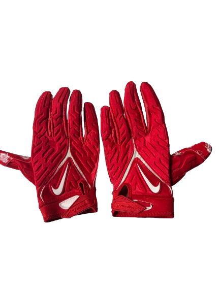 Chip Trayanum Ohio State Football Player Exclusive Gloves (Size 2XL)