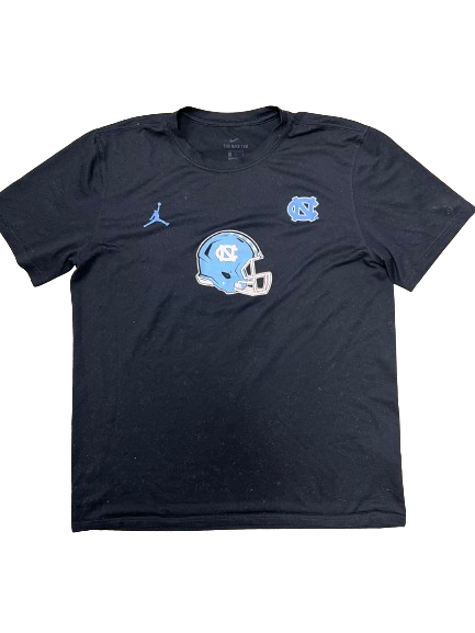 Sebastian Cheeks North Carolina Football Player Exclusive "CAROLINA STRENGTH" T-Shirt (Size L)