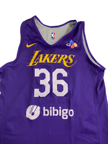 ウェア Lakers Reversible Practice JerseyM Men's Los Angeles Lakers Mitchell & Ness Purple/White