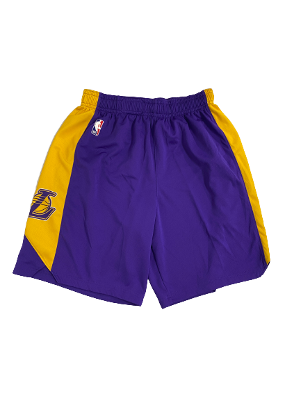 Bryce Hamilton Los Angeles Lakers Basketball Player-Exclusive Practice Shorts (Size L)