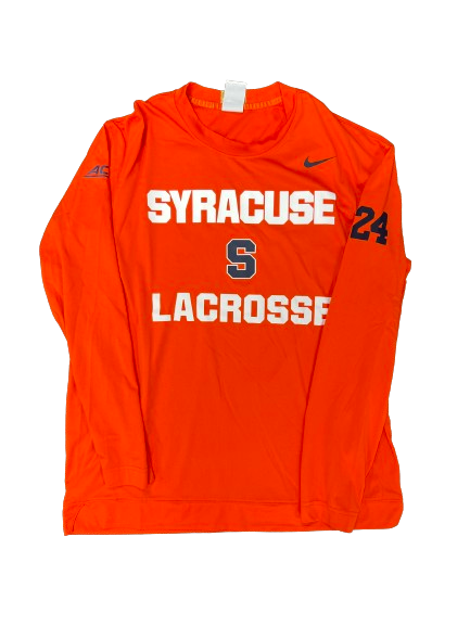 Emma Tyrrell Syracuse Lacrosse Player Exclusive Long Sleeve Shirt with 