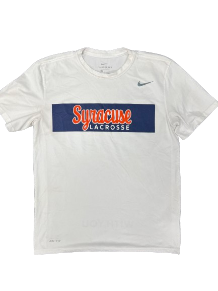 Emma Tyrrell Syracuse Lacrosse Player Exclusive Workout Shirt with 