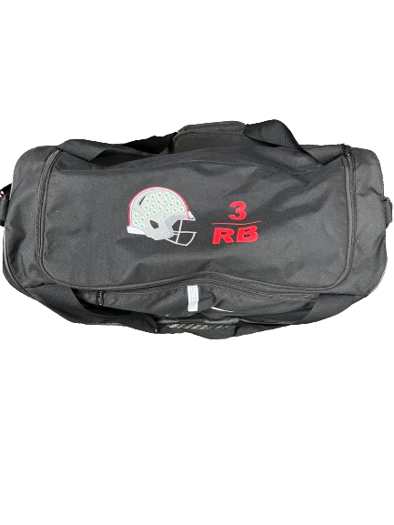 Miyan Williams Ohio State Football Player Exclusive Duffle Bag WITH 