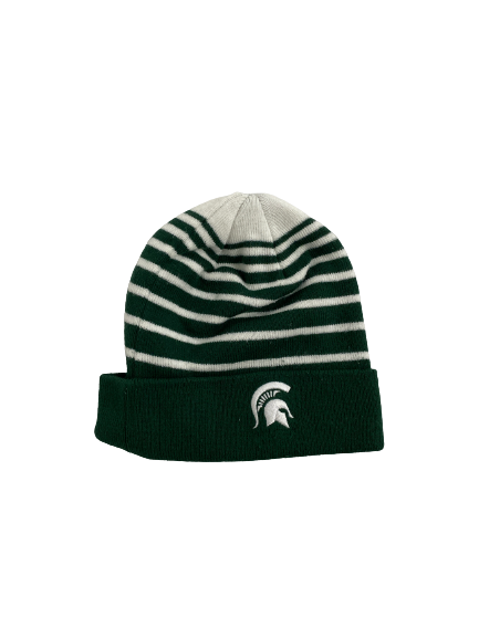 Joey Hauser Michigan State Basketball Team-Issued Beanie Hat