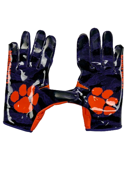 Joey Eddis Clemson Football Player Exclusive Gloves (Size M)