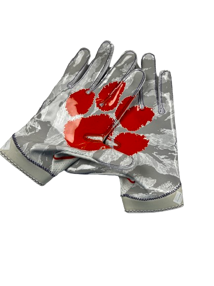 Joey Eddis Clemson Football Player Exclusive Gloves (Size XXL)