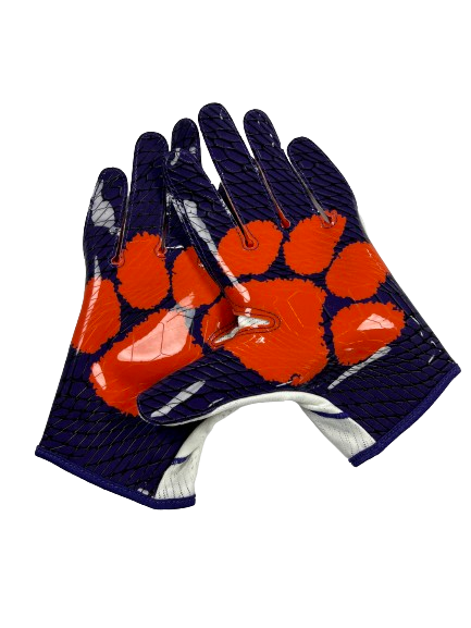 Joey Eddis Clemson Football Player Exclusive Gloves (Size XXL)