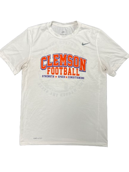 Joey Eddis Clemson Football Player Exclusive "STRENGTH" T-Shirt (Size L)