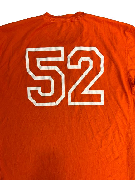 Joey Eddis Clemson Football Player Exclusive Long Sleeve Shirt with 