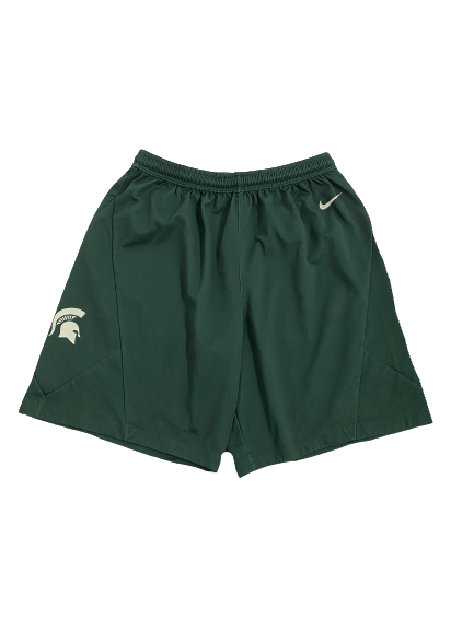 Joey Hauser Michigan State Basketball Player-Exclusive Pratice Shorts (Size XL)