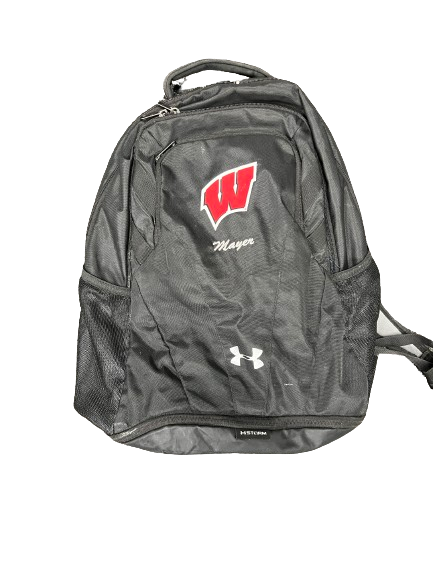 Jordan Mayer Wisconsin Football Player Exclusive Travel Backpack