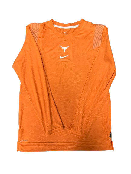 Asjia O’Neal Texas Volleyball Team Issued Long Sleeve Shirt (Size L)