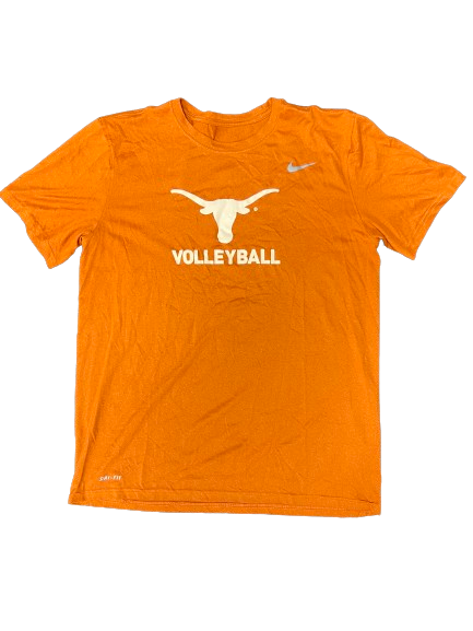 Asjia O’Neal Texas Volleyball Team Issued T-Shirt (Size L)