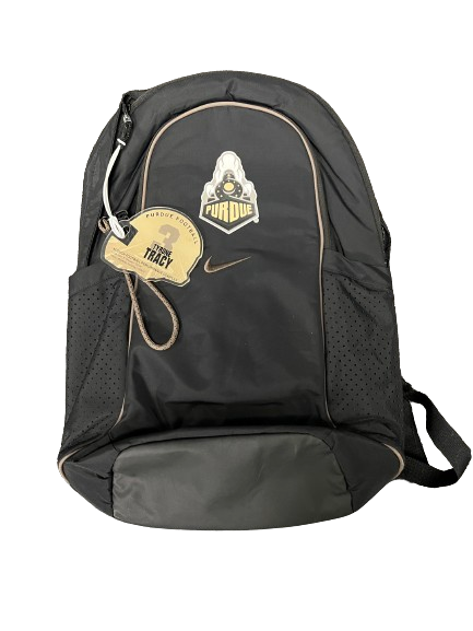 Tyrone Tracy Jr. Purdue Football Player Exclusive Backpack Travel Backpack with Player Tag