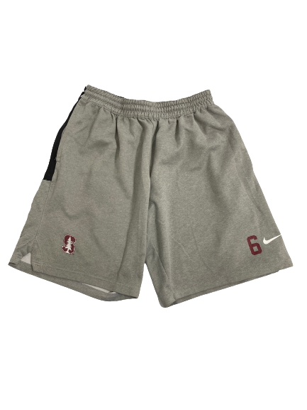 Elijah Higgins Stanford Football Player-Exclusive Sweatshorts With 