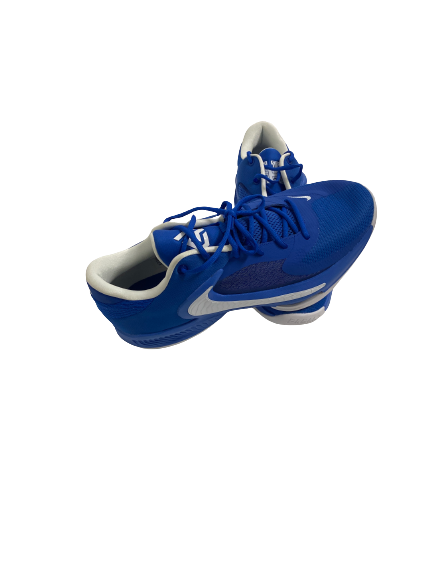 CJ Fredrick Kentucky Basketball Player-Exclusive Zoom Freak 4 Shoes (Size 12.5)