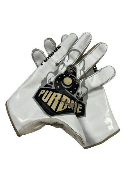 Tyrone Tracy Jr. Purdue Football Player Exclusive Gloves (Size L)