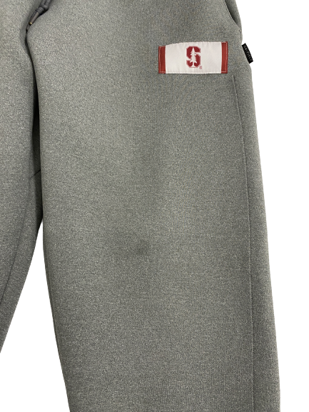 Elijah Higgins Stanford Football Player-Exclusive Travel Sweatpants With Magnetic Bottoms (Size XXL)