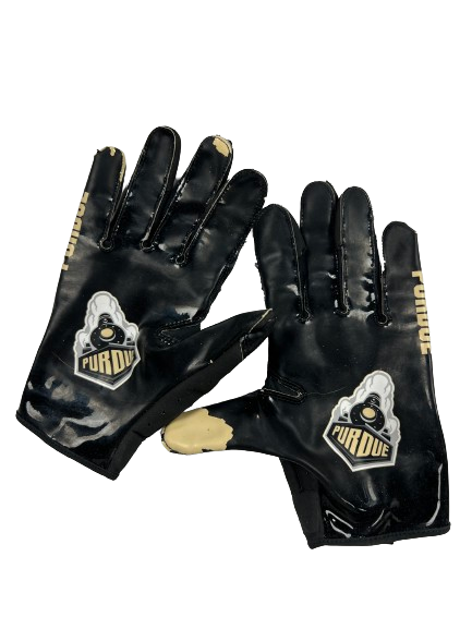 Tyrone Tracy Jr. Purdue Football Player Exclusive Gloves (Size XL)