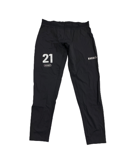 Elijah Higgins Stanford Football NFL Combine Player-Exclusive Fitted Compression Pants/Leggings (Size XL)