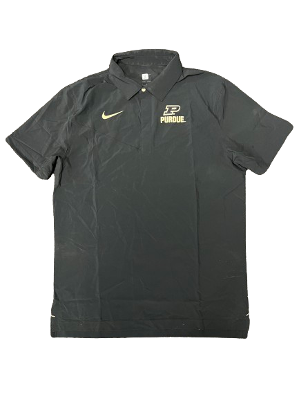 Tyrone Tracy Jr. Purdue Football Team Issued Polo Shirt (Size L)
