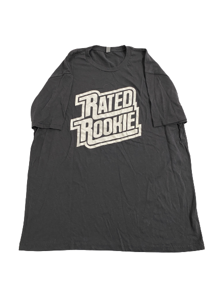 Elijah Higgins Stanford Football NFL Draft "RATED ROOKIE"T-Shirt (Size XL)