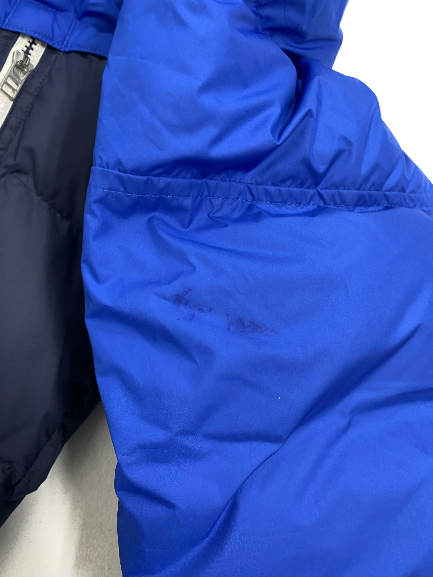 CJ Fredrick Kentucky Basketball Player-Exclusive Storm Fit Winter Puffer Jacket (Size L) *RARE*
