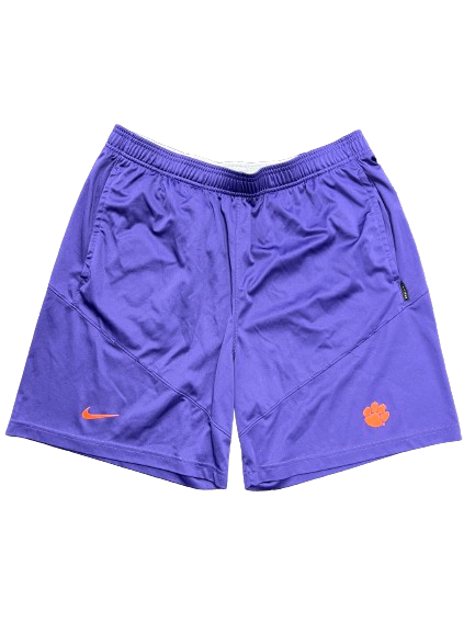 Andrew Mukuba Clemson Football Team Issued Workout Shorts (Size L)