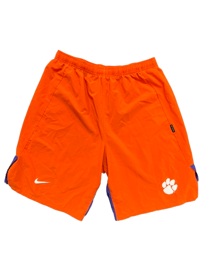Andrew Mukuba Clemson Football Team Issued Workout Shorts (Size L)