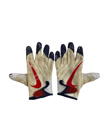 Ole Miss Football Player-Exclusive Gloves (Size XL)