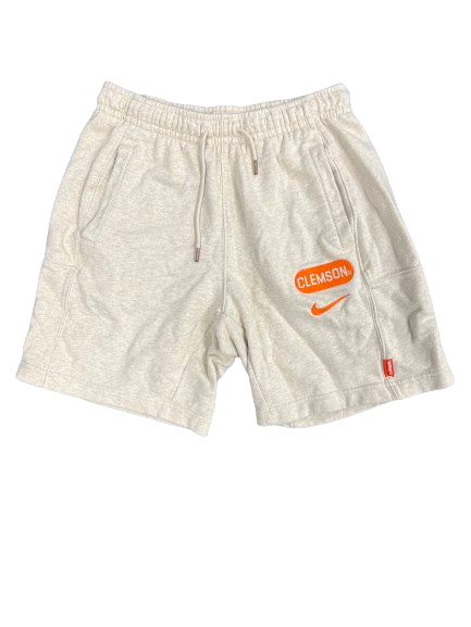 Andrew Mukuba Clemson Football Player Exclusive Premium Sweat Shorts (Size M)