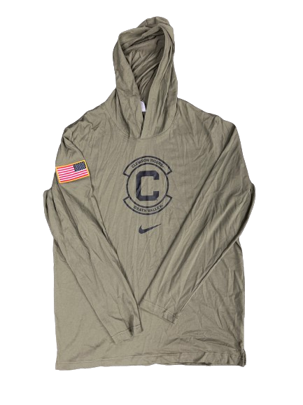 Andrew Mukuba Clemson Football Team Issued Performance Hoodie (Size L)