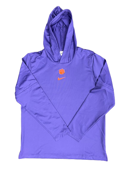 Andrew Mukuba Clemson Football Team Issued Performance Hoodie (Size L)