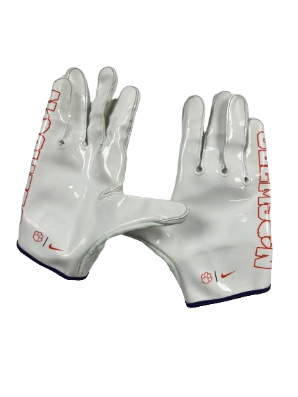 Andrew Mukuba Clemson Football Player Exclusive Gloves (Size L)