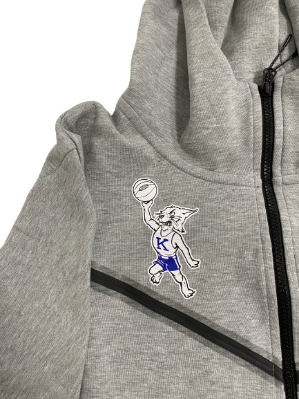CJ Fredrick Kentucky Basketball Player-Exclusive THROWBACK Nike Tech Zip-Up Jacket (Size L) *RARE*